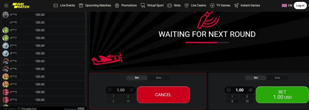 Aviator Waiting for next round