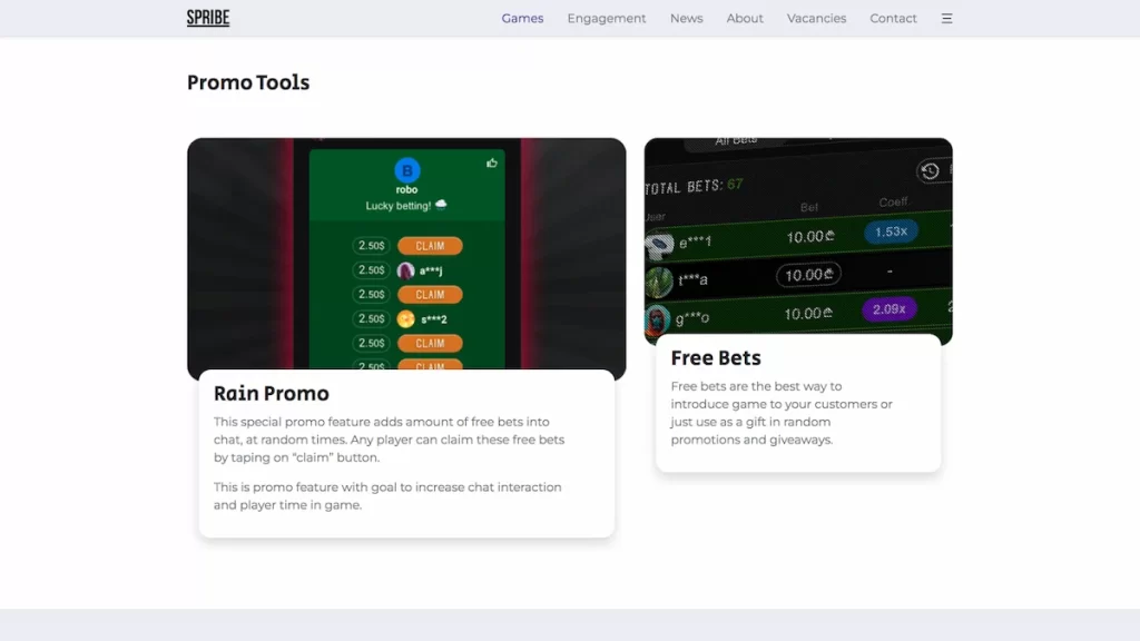 Spribe Promo Tools