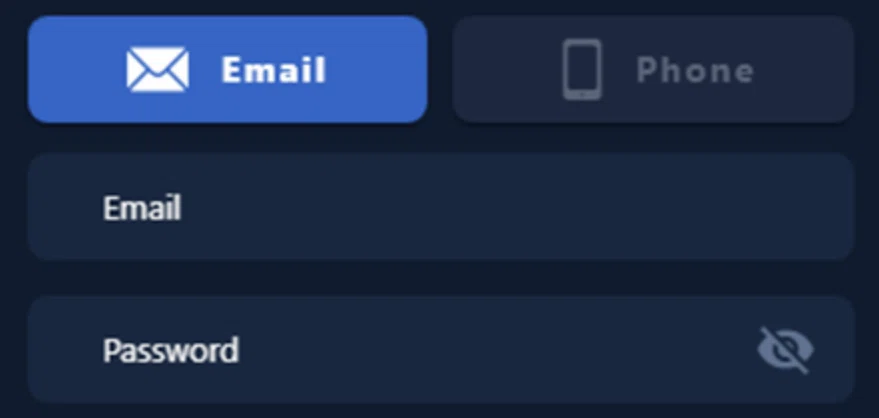 4rabet Login form